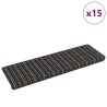 Tapis d'escalier auto-adhésifs 15 pcs Anthracite 65 x 21 x 4 cm 519265519265
