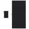 Set de serviettes de sport 2 pcs Noir tissu 519285519285