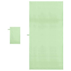 Set de serviettes de sport 2 pcs Vert tissu 519292519292