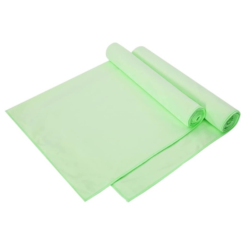 Serviettes de sport 2 pcs Vert 140 x 70 cm 519296519296