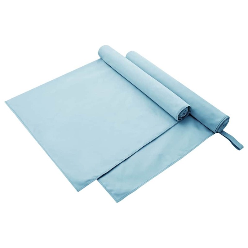 Serviettes de sport 2 pcs Bleu 180 x 90 cm 519301519301