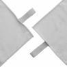 Set de serviettes de sport 2 pcs Gris tissu 519302519302