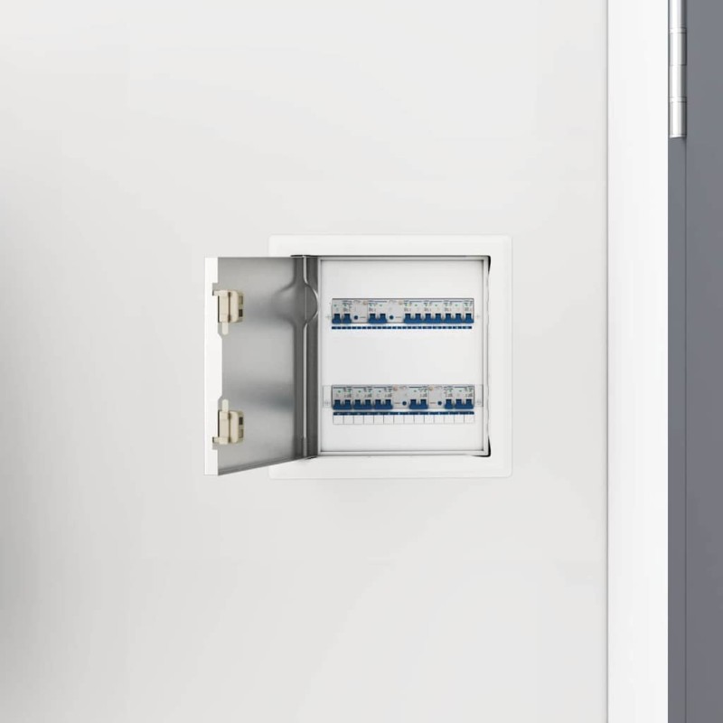 Panneau d'Accès 2 pcs Blanc 23 x 23 x 3 cm Acier 519310519310