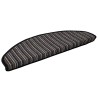 Tapis d'escalier auto-adhésifs 15 pcs Anthracite 65 x 21 x 4 cm 519329519329
