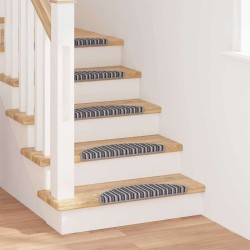 Tapis d'escalier auto-adhésifs 15 pcs Gris 56 x 17 x 3 cm 519333519333