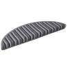 Tapis d'escalier auto-adhésifs 15 pcs Gris 56 x 17 x 3 cm 519333519333