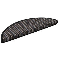 Tapis d'escalier auto-adhésifs 15 pcs Anthracite 56 x 17 x 3 cm 519338519338