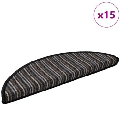 Tapis d'escalier auto-adhésifs 15 pcs Anthracite 56 x 17 x 3 cm 519338519338