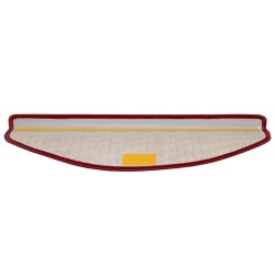 Tapis d'escalier auto-adhésifs 15 pcs Rouge 65 x 21 x 4 cm 519346519346