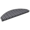 Tapis d'escalier auto-adhésifs 15 pcs Gris 65 x 21 x 4 cm 519349519349