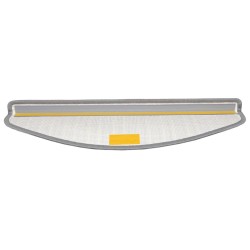 Tapis d'escalier auto-adhésifs 15 pcs Gris 65 x 21 x 4 cm 519349519349