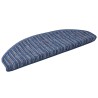 Tapis d'escalier auto-adhésifs 15 pcs Bleu 65 x 21 x 4 cm 519350519350