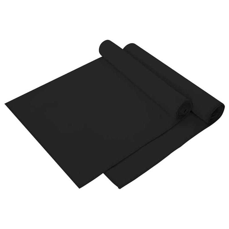 Serviettes de sport 2 pcs Noir 140 x 70 cm 519353519353