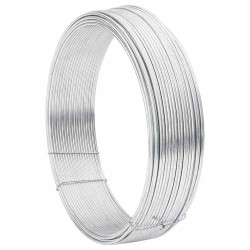 Fil de clôture Argenté 25 m Fil galvanisé à chaud 519365519365