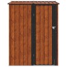 Cabanons de jardin Marron 153,5 x 86 x 200 cm Métал 519384519384