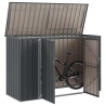 Boîte de Rangement de Jardin Noir 214 x 82 x 132 cm Acier 519395519395