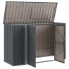 Boîte de Rangement de Jardin Noir 214 x 82 x 132 cm Acier 519395519395