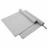 Serviettes de sport 2 pcs Gris 180 x 90 cm 519402519402