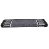 Tapis d'escalier auto-adhésifs 15 pcs Anthracite 65 x 21 x 4 cm 519414519414