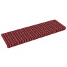 Tapis d'escalier auto-adhésifs Rayé 15 pcs Rouge 65 x 21 x 4 cm 519419519419