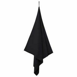 Serviettes de sport 2 pcs Noir 180 x 90 cm 519420519420