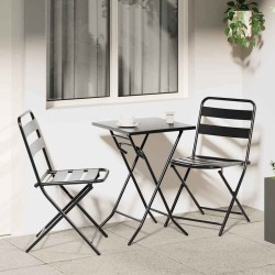 Ensemble bistro de jardin 3 pcs Anthracite Acier 519423519423