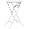 Table de Jardin Blanc 50 x 50 x 72 cm Métal 519442519442