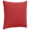 Coussins de canapé 2 pcs Rouge 80 x 80 cm tissu 519501519501