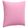 Coussins de canapé 2 pcs Rose 80 x 80 cm tissu 519504519504