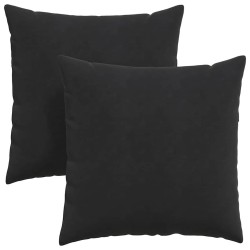 Coussins de canapé 2 pcs Noir 80 x 80 cm 519512519512