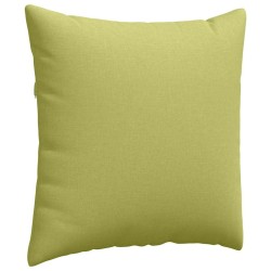 Coussins de canapé 2 pcs Vert clair 80 x 80 cm tissu 519514519514