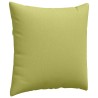 Coussins de canapé 2 pcs Vert clair 80 x 80 cm tissu 519514519514