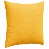 Coussins de canapé 2 pcs Jaune clair 60 x 60 cm 519516519516