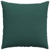 Coussins de canapé 2 pcs Vert foncé 80 x 80 cm tissu 519519519519