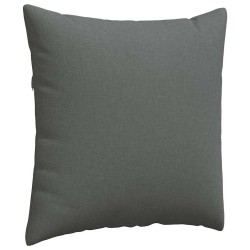 Coussins de canapé 2 pcs Gris foncé 80 x 80 cm tissu 519523519523