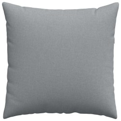 Coussins de canapé 2 pcs Gris clair 80 x 80 cm tissu 519524519524