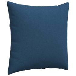 Coussins de canapé 2 pcs Bleu 80 x 80 cm tissu 519525519525