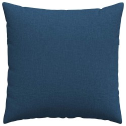 Coussins de canapé 2 pcs Bleu 80 x 80 cm tissu 519525519525