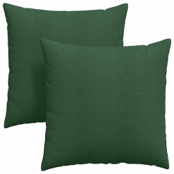 Coussins de canapé 2 pcs Vert foncé 60 x 60 cm 519526519526