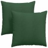 Coussins de canapé 2 pcs Vert foncé 60 x 60 cm 519526519526