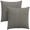 Coussins de canapé 2 pcs Gris clair 60 x 60 cm 519527519527