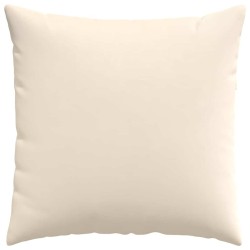 Coussins de canapé 2 pcs Beige 60 x 60 cm tissu 519528519528