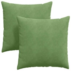 Coussins de canapé 2 pcs Vert clair 80 x 80 cm 519540519540