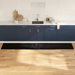 Tapis de Cuisine Noir 300 x 60 cm Velours 519557519557