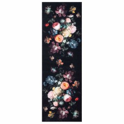 Tapis de Cuisine Noir 180 x 60 cm Velours 519592519592