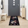 Tapis de Cuisine Noir 300 x 60 cm Velours 519594519594