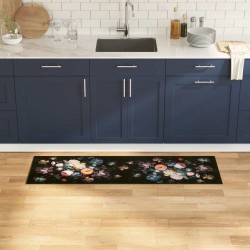 Tapis de Cuisine Noir 150 x 45 cm Velours 519595519595