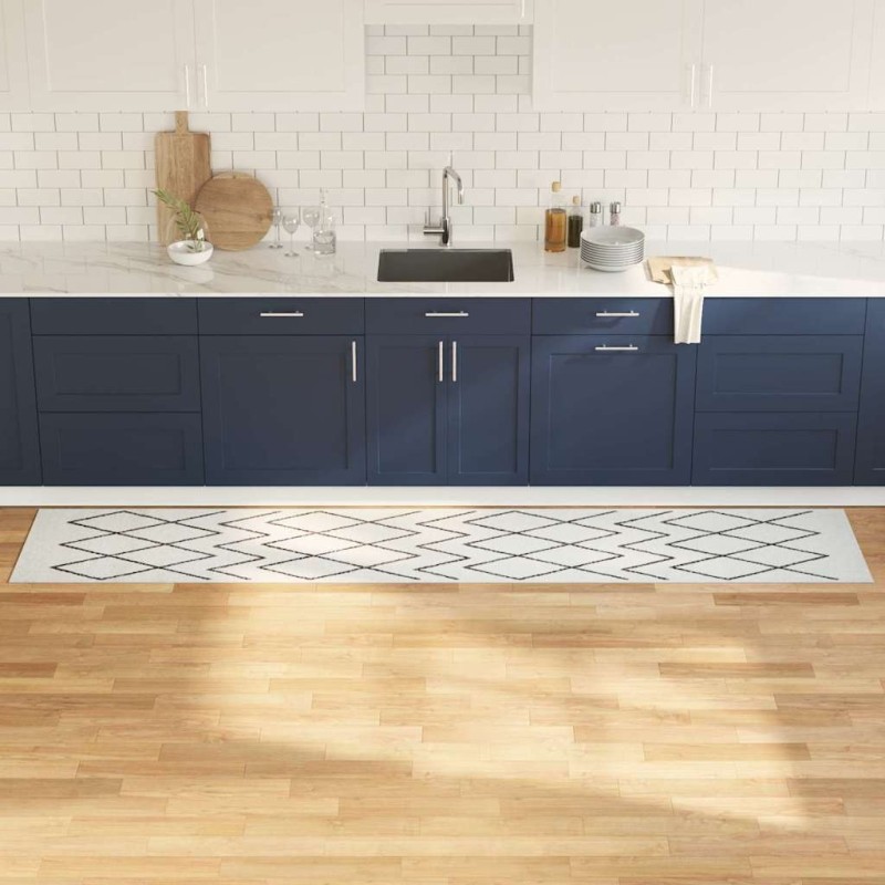 Tapis de Cuisine Blanc 300 x 60 cm Velours 519596519596