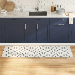 Tapis de Cuisine Blanc 180 x 60 cm Velours 519622519622