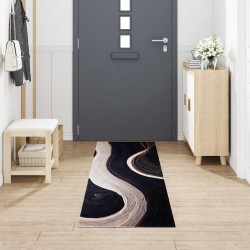 Tapis de Cuisine Noir 300 x 60 cm Velours 519624519624